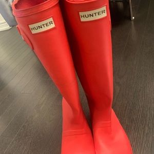 Hunter Women's Tall Rain Boots - Pink/Coral